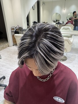 バース 梅田中崎町店(BIRTH) メンズハイライトバレイヤージュメッシュ