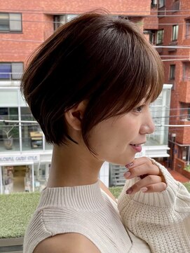 プルーヴ 秋葉原(prove) 30代40代大人女性/前髪ありショートボブ/ショートヘア/髪質改善