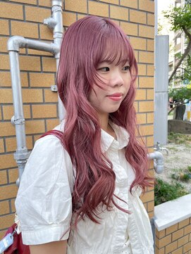 チクロヘアー(Ticro hair) @Luca ピンクヘア
