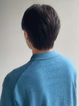 ナカオコアフュール(NAKAO COIFFURE) メンズカット 黒髪 メンズショート カジュアル 20代