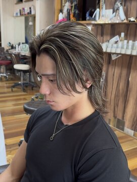 イエローコーン 金沢文庫店(YELLOW CORN) メンズハイライト/メンズメッシュ/メンズミディアム/メンズボブ