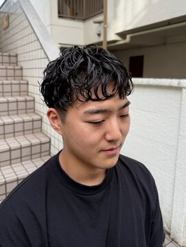 エイゾー(EIZO) 清潔感をヘアで【メンズショート×ナチュラルパーマ】