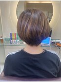 大人ショートハイライトスタイル