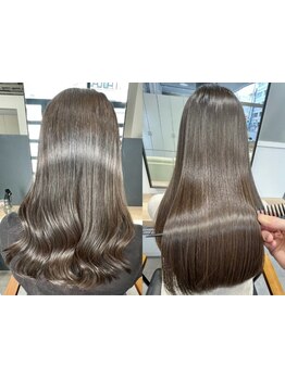 【話題の髪質改善トリートメント】お客様の髪の状態に合わせたオーダーメイド施術で、美しい艶髪に─