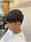 毛流れ7：3パート