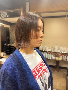 アンツ ヘアーアンドリゾート 辻堂本店(ANT'S Hair and Resort) ミディアムヘア/暗めカラー/グランマッシュ/辻堂