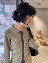 スクリーンギンザメゾン 銀座(SCREEN GINZA MAISON.)&nbsp;黒髪カタログ/クラゲヘアー/オリーブ/銀座