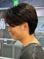 エルマーク 京都駅前(L-MARK)&nbsp;マッシュヘア/黒髪/メンズカット/men's/メンズ/眉毛