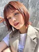 ラフテル(RAFTEL)&nbsp;チェリーレッド×外ハネレイヤーボブ