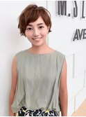 ■SOLセンター南・19-11■ピンクラベンダー大人ふんわりショート