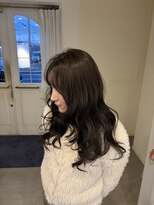 カノエ 山口矢原店(canoe)&nbsp;レイヤーカット×オリーブグレージュ