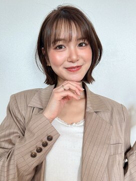 ファナ(fha-na) ☆ 外ハネボブ 韓国風ミディアムレイヤー☆イメチェン