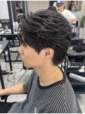 朝を楽にする◎フェザーショート フェザーパーマ メンズパーマ
