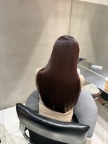 レックス アオヤマ(RexAOYAMA)&nbsp;カシスブラウンの艶感シルクロング