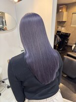 モト 船橋(moto)&nbsp;ブルーラベンダー×艶ストレートロング