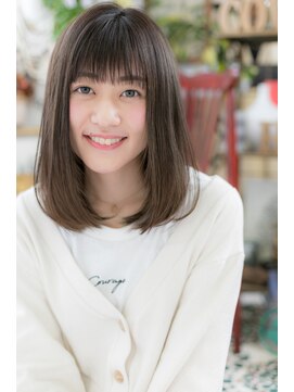 エノア バイ カバーヘア(ENOA by COVERHAIR) 30代 艶感ナチュラルミディ
