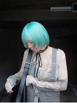 ユルク(JURK nagoya)&nbsp;栄/ハッシュカット/グレージュ/デザインカラー