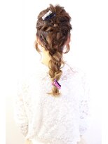 ラフィス ヘアーフラム 難波戎橋2号店(La fith hair flamme)&nbsp;ゆるふあ☆編み込みスタイル