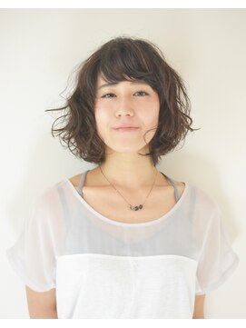 ヘアー アンド アイラッシュ リン(hair&eyelash RiN) ゆるふわナチュラルボブ