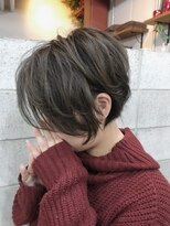 ルーファス 恵比寿 渋谷(Ruufus)&nbsp;ハイライトアッシュの3D外人風ショート【Ruufus恵比寿渋谷】