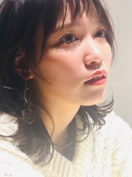 レザボアハイブ(reservoir Haibe) エアウェーブで簡単スタイリング☆ゆるふわパーマ