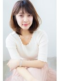 小顔_夏耳かけ_毛先パーマ_イメチェン_フォギーベージュ 