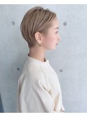 【耳掛けショート】【ハイトーンショート】