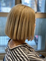 ヘア デザイン リスク(HAIR DESIGN RISK)&nbsp;【RISK 高橋勇太】簡単スタイリング!!伸ばしかけナチュラルボブ