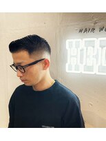 ヘアーワークス ヘルム 渋谷店(HAIR WORKS HELM)&nbsp;フェードカット