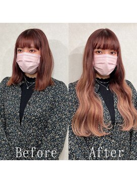 あるじゃんすー 渋谷店 テラコッタカラー#シールエクステ#アースカラー#韓国#美髪#渋谷