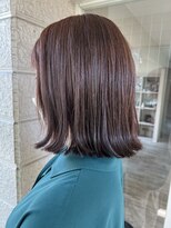 ヘアーアートミュージアム(Hair Art Museum)&nbsp;切りっぱなしピンクブラウン♪