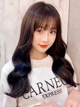 ラルムバイシー 新宿(LARME by Sea) 韓国前髪顔周り×フェミニン【新宿/髪質改善】