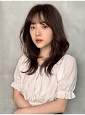 韓国大宮顔周り髪質改善レイヤー前髪カットくびれ韓国風韓国ヘア