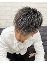 ココテラス(coco terrace)&nbsp;ツイスト/ホワイトメッシュ/メンズヘア/メンズパーマ