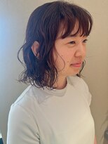 ノラギンザユー(NORA GINZA/U)&nbsp;パーマボブパーマボブコテ巻き風パーマニュアンスパーマ