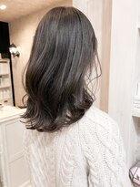 キャアリー(Caary)&nbsp;福山caaryイルミナカラー20代30代40代50代アッシュグレージュ