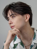 オーシャントーキョーオーバー 渋谷(OCEAN TOKYO OVER)&nbsp;韓国マッシュセンターパートダウンパーマニュアンスパーマウルフ