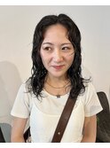 CAF FUKO ニュアンスパーマ/ミディアムレイヤー/大阪/心斎橋