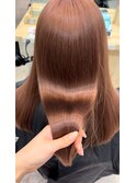 オレンジブラウン/髪質改善カラー/髪質改善トリートメント