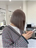  切りっぱなしボブ