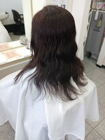 サンひまわり 高来店&nbsp;クセ毛を活かしたロングスタイル