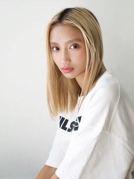 ミエルヘアービジュー(miel hair bijoux) 外国人風ハイトーン