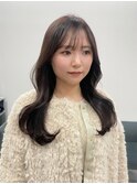 チョコレートブラウン　レイヤーカット　こっくり冬カラー☆
