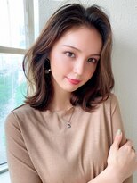 ラルユー 金山(LallYou)&nbsp;イメチェン美髪外ハネボブミディアムストレート寒色系カラー