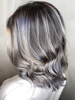 ベルヘアーデザイン 堺東(Belle hair Design)&nbsp;バレイヤージュレイヤーカットイルミナカラーグレージュ堺東