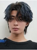 ツートンフェザーパーマ　梅田