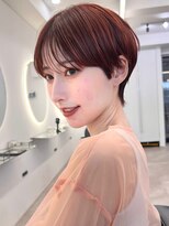 メルバイグラフ 梅田(mel by GRAFF)&nbsp;ショートカットxひし形ショートボブ×前髪あり20代30代40代