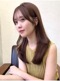 似合わせ顔周りカット前髪カット/サイドバング/銀座