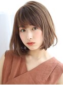 ボブ×小顔×ワンカール