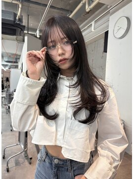 シティ(sity.) 天神　ブリーチカラー　顔まわりレイヤー　レイヤーカット